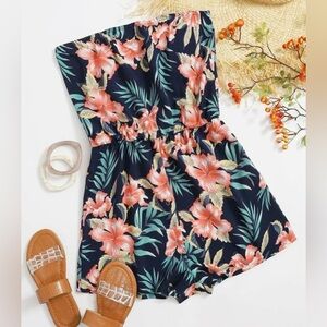 Tropical Hawaiian Romper Women’s Small Rockabilly